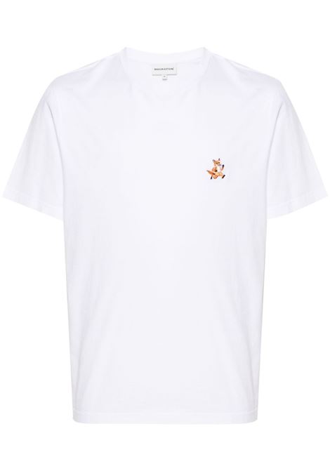 speedy fox patch man white MAISON KITSUNÉ | MM00125KJ0008P100